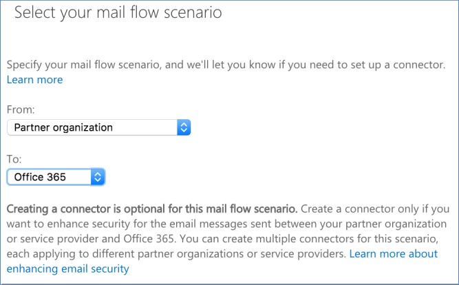 Office 365 as SMTP server mail flow settings