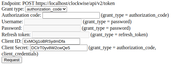 Access token